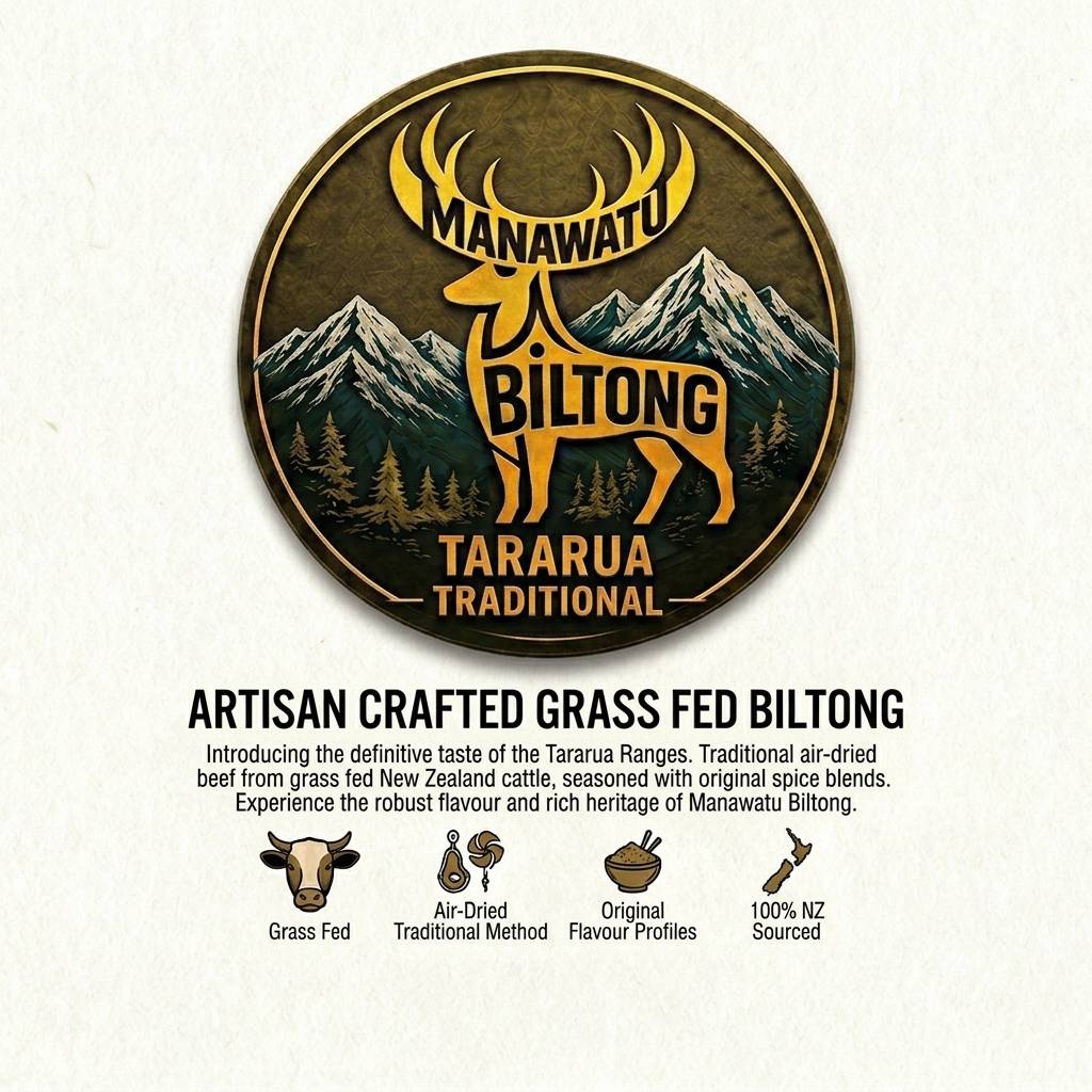 Tararua Traditional Beef Biltong (Sliced)
