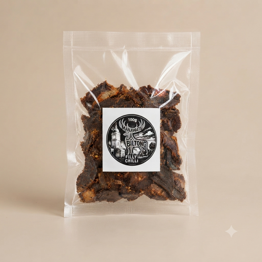 Filly Chilli Beef Biltong (Sliced)