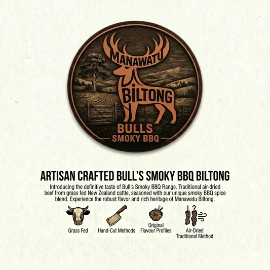 Bulls Smoky BBQ Beef Biltong (Sliced)