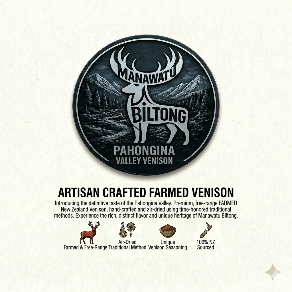 Pahongina Valley Venison Biltong (Sliced)